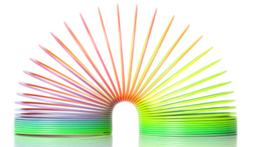Multicoloured Flexible Slinky